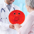 GIANTmicrobes Red Blood Cell Plush –Learn About Blood and Circulatory system with this Educational Gift for Students, Scientists, Blood Donation Professionals, and Anyone with a Healthy Sense of Humor