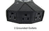 ECOPlugs Outdoor Light Timer Outlet waterproof, Christmas Lights Timer Outlet Switch, Electrical Outlet Timers Programmable Outdoor