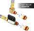 HK Extended Tank Drain Assembly Kit with 10 Inch Braided Steel Hose 1/4 Inch Drain Valve and Elbow Fitting for Air Compressor
