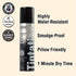 Kiss Root Cover Up Gray Concealer Spray Tintation Temporary Hair Color Spray Root Touch Up Spray Hair Dye 2.82 oz. (Black)