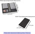 AG Wallets Genuine Leather Mens Long ID 19 Credit Card Security Wallet Black (RFID_Black)