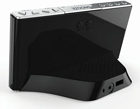 Emerson Smartset Sound Therapy Alarm Clock Radio with White Noise/Nature Sounds 1.8" LED Display Black/Blue, ER100105