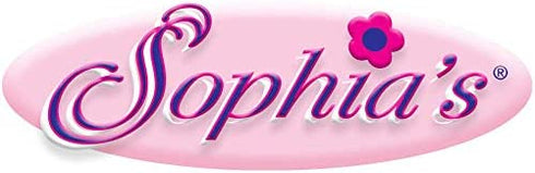 Sophia's Unicorn Slippers with Rainbow Hair and Gold Horn for 18 Inch Dolls, White