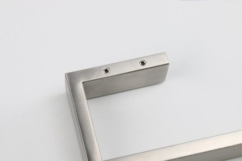 TocTen Bath Towel Rack - Square Base Thicken SUS304 Stainless Steel Towel Bar for Bathroom, Bathroom Bar Accessories Towel Rod Heavy Duty Wall Mounted Towel Holder (Brushed Nickle, 12 Inch)