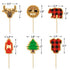 Lumberjack Baby Shower Cupcake Toppers Decorations, Buffalo Plaid Winter It's a Boy Gender Reveal Lumberjack Themed Cake Party Supplies, 48pcs
