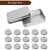 200pcs Pipe Screens Stainless Steel Screens, Premium 3/4 Inch Pipe Screen with Metal Box