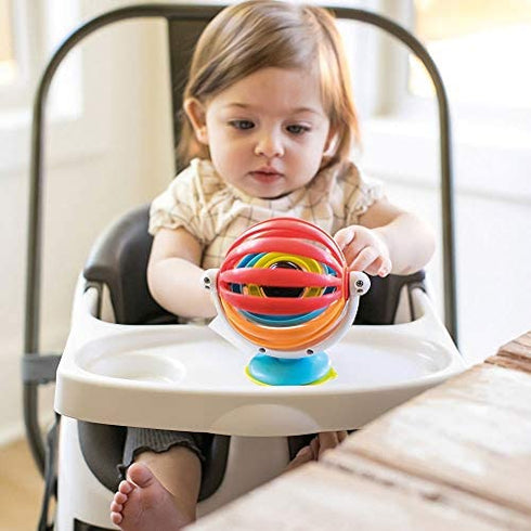Baby Einstein Sticky Spinner BPA-free High Chair Activity Toy, Ages 3 Months+