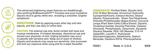 Replenix - Glycolix Elite Glycolic Acid Resurfacing Cream - Vitamins C, Brightening, Dark Spot Corrector, Reduces Appearance of Pores, 1.7 oz.