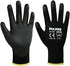 Ultra-Thin PU Coated Work Gloves-12 Pairs,Excellent Grip,Nylon Shell Black Polyurethane Coated Safety Work Gloves, Knit Wrist Cuff,Ideal for Light Duty Work. (Large)