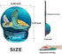 Ergonomic Mouse Pad with Wrist Support Gel, Computer Gaming Mousepad Cute Turtle Wrist Rest Mouse Pads for Laptop Office Work Women Men Kids (with A Free Cup Pad)