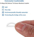 Eyeglass Nose Pads, Soft Silicone Adhesive Air Chamber Glasses Nose Pads, 3.5mm Heighten Nose Pads for Plastic Frames, 12 Pairs (Clear)