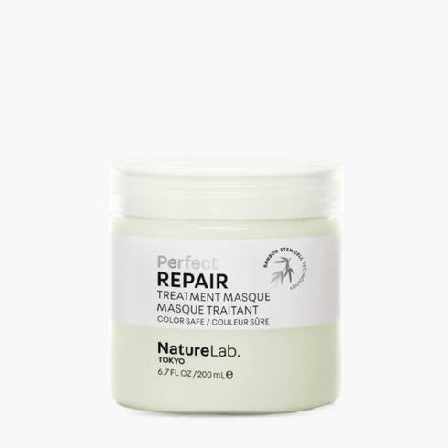 NatureLab Tokyo Perfect Repair Treatment Masque: Heat and Color Protection, Hair Mask Treatment to Strengthen and Repair Dull, Damaged, Brittle Hair I 6.7 FL OZ / 200ml