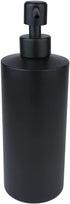 Soap Dispenser, Matte Black Stainless Steel Hand Soap Dispenser, Anti-Rust and Leak Metal Pump Hand Lotion Dispenser for Kitchen, Bathroom and Bedroom (18 Ounce / 550ML)