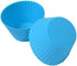 Webake Jumbo Silicone Muffin Cups, 3.5 Inch Jumbo Silicone Baking Cups Reusable Cupcake Liners Nonstick Large Cake Cups Set Stand Alone Cupcake Holder, 12 Pack Auto Cup Holder Liner