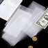 151 Pieces Currency Sleeves Bill Holder with Storage Case Plastic Paper Money Holders for Collectors Money Sleeves Protector