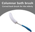 Vansun Long Handle Bath Brush?Back Scrubber for Shower,Soft Nylon Mesh Sponge for Shower,Easy Reach Anti-Slip Curve Handle Body Brush for Seniors/Pregnant Aid (0586UP)