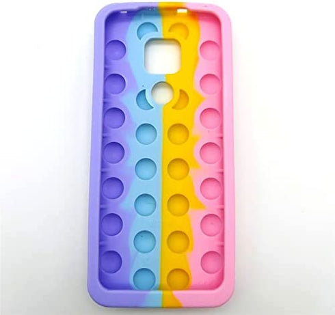 for Moto G Play Case Cute Motorola G Play Case Push Pop Bubble Silicone Cover Phone Case Girls Women Boys Kids Sensory Fidget Anxiety Reliver Stress Toys for Motorola Moto G Play 2021 (G Play 2021)