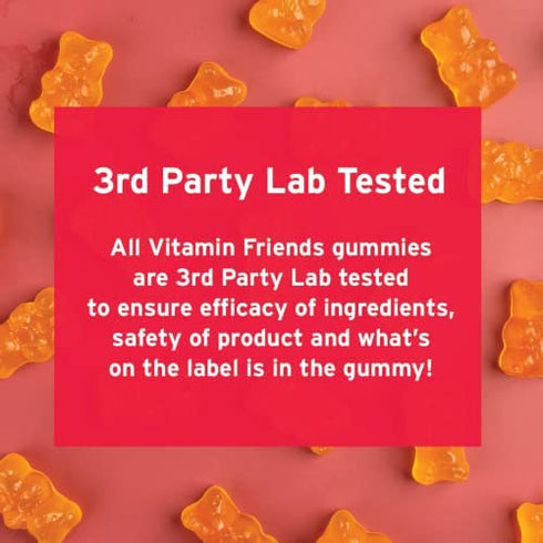 Vitamin Friends All Natural Vegan Children's Appetite Stimulant and Weight Gainer with Boost Appetite Gummies, 1 Pack, 60 Count, Orange Flavor Vitamin