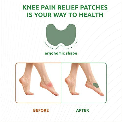 Pain Relief Patches | Warming Herbal Plaster Pain Patches | Knee Pain Patch Paste | Heat Patches for Pain Relief and Inflammation | Long Lasting Relief of Joint Pains | 12 Count