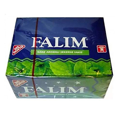 Falim 100 Piece Mint Flavoured Fresh Sugar-Free Chewing Gum, Individually wrapped