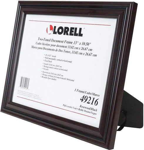 Lorell Two-Toned Certificate Frame, 13 x 10.5 (49216)