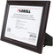 Lorell Two-Toned Certificate Frame, 13 x 10.5 (49216)