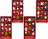 Kurt Adler Petite Treasures 12-Piece Miniature Ornaments Set, (4 Pack)