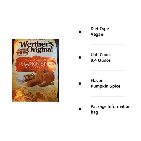 Werther's Original Pumpkin Spice Soft Caramels