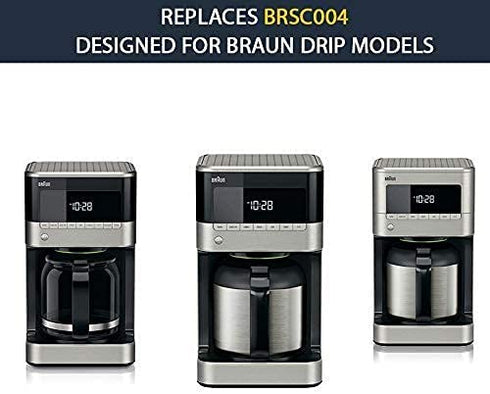 GOLDTONE Activated Carbon Water Filters fits BRAUN Coffee Makers and Brewers Replacement for your BRAUN Charcoal Water Filter (12 Pack)