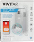 Vivitar WT12 Smart Home WiFi Leak Sensor, Sends Alert Once Water is Detected, Simple Wi-Fi Setup, Individual Tag Settings, Super Low Energy Consumption, Works with iOS and Android Devices, White