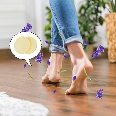 Replacement Steam Mop Scent Discs Lavender Fragrance Discs Pads Steam Mop Compatible with Bissell Powerfresh and Symphony Series Fits Model 1940, 1806 and 1132, Lavender Fresh Fragrance (24 Pack)