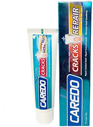 CAREDO Healing Teeth Crack Toothpaste, The ONLY Toothpaste Repairing Cracked Teeth Enamel Cracks, Cure Tooth Sensitivity, Root Damage Teeth Displacement Treatment, Remove Pigment in Crack 100g 1 Count