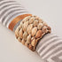 BeiBang Napkin Rings Set of 12, Handmade Woven Napkin Rings, Farmhouse Napkins Rings for Holiday, Wedding, Dining Room, Party, and Table Decoration