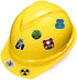 105pcs Pack Hard Hat Stickers, Funny Sticker for Helmet Hood Hardhats Tool Box Car, Gifts for Men Adult Essential Worker Welder Construction Union Military Electrician, American Patriotic Vinyl Decals