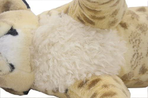 TAGLN The Jungle Animals Stuffed Plush Toys Lion Tiger Leopard Panther Pillows (Brown Lioness, 16 Inch)