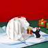 Liif Polar Bear Penguin 3D Greeting Pop Up Christmas Card, Merry Christmas Cards For Kids, Holiday Card, Xmas Card, Gift, Christmas Thank You Cards, Funny, Unique, Animal, Ocean