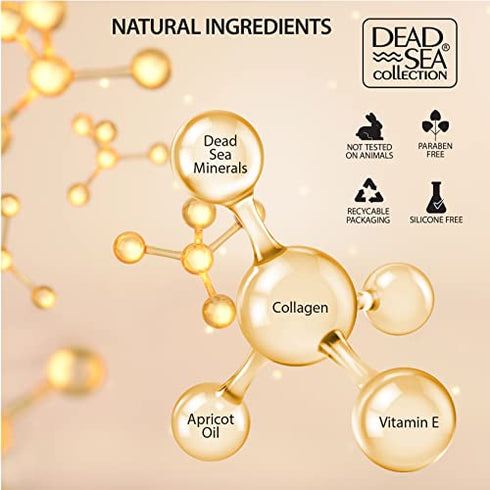 Dead Sea Collection Anti-Wrinkle Night Cream for Face with Collagen - Anti Aging - Skin Care with Sea Minerals - Nourishing, Moisturizer, Hydrating and Smoothing Face Cream (1.69 fl.oz)