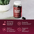 Beet Root + COQ10 Gummies Nitric Oxide Booster for Healthy Energy & Circulation Support with Pomegranate Extract | Circulation Supplements for Heart Health | Mixed Berry Flavor 60 Vegan Gummies