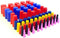 80 Pc 1/16" to 3/4" High Temp Silicone Rubber Tapered Plug Kit - Powder Coating Custom Painting Supplies