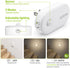 AUVON Night Light Plug in, Bright Motion Sensor Night Light (120 Lumens), Dimmable Smart LED Night Lights Plug Into Wall, 1-120lm Brightness Nightlight for Bathroom, Hallway, Garage, Toilet (4 Pack)