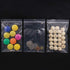 100pcs Clear Plastic Ziplock Bags 6.4 Mil Heavy Duty, 3.9 x 5.5 inch Reclosable Poly Storage Baggies for Travel Jewelry Beads Pills Vitamin