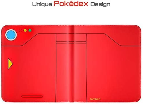 Tombert TCG Binder Compatible with PTCG, 4 Pocket Trading Card Album Folder, Holds Up To 400 Cards.