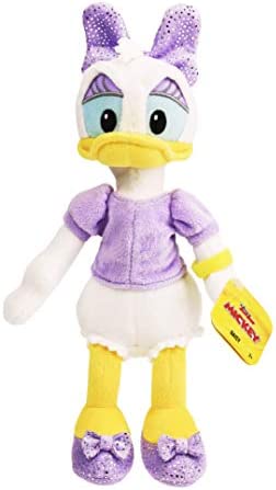 Disney Junior Mickey Mouse Beanbag Plush - Daisy Duck, by Just Play