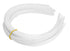 12ct 1/2" Wide Headbands for Women, White Head bands for Women's Hair-HipGirl Bulk Plain Craft Plastic Headbands for DIY Hair Band for Women's Hair(12pc 1/2" Wide Womens Headbands for Girls Teens Women)