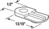 Prime-Line L 5778 Window Screen Clips, Flush, Clear Plastic (Pack of 8)
