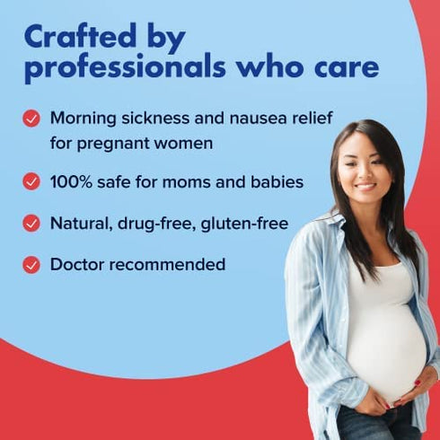 Preggie Pop Drops | 21 Drops | Morning Sickness & Nausea Relief during pregnancy | Safe for pregnant Mom & Baby | Gluten Free | Four Flavors: Lemon, Raspberry, Green Apple, Tangerine