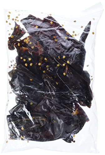 4oz Guajillo Stemless Chile Dried Whole Peppers, Chiles Seco Descolados, Chili Pods for Authentic Mexican Food, Heat-Sealed Resealable Bag.