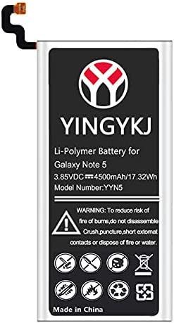 Galaxy Note 5 Battery, Upgraded 4500mAh High Capacity 0 Cycle Battery EB-BN920ABE Replacement for Samsung Galaxy Note 5 N920 N920V N920A N920T N920P N920R4 with Complete Tool Kits