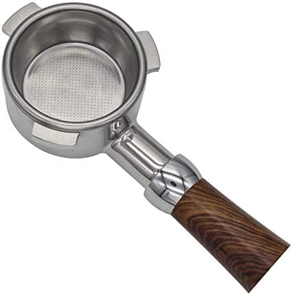 54mm Coffee Stainless Filter Basket, Two Cup-Single Wall, Non-pressure Filter Accessories Compatible with Breville 54mm Portafilter, Fit Breville Barista Express/Pro/Touch, Infuser, Duo-Temp Pro