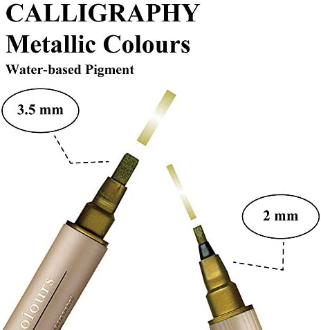 Kuretake Zig Memory System Twin Marker (Gold)